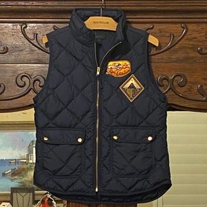 J. Crew Excursion Vest Navy Sz M